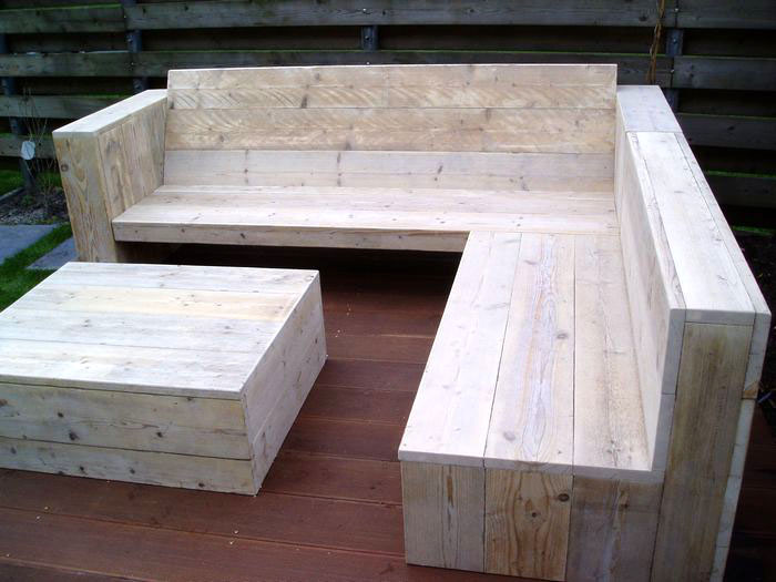 Hoekbank Hout Buiten Sens line tuinset vierkante tafel hoekbank tuinmeubels Maak de bank Hoekbank Hout Buiten Sens line tuinset vierkante tafel hoekbank tuinmeubels Maak de bank